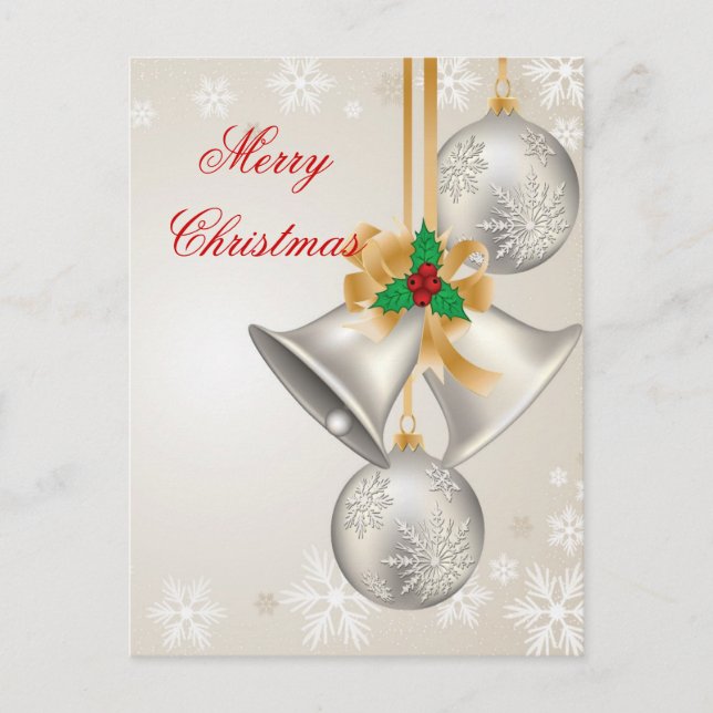 Tarjeta Postal De Los navidades Y Ornamentos (Anverso)