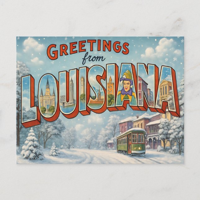 Tarjeta postal de LOUISIANA (Anverso)