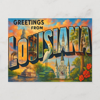 Tarjeta postal de LOUISIANA