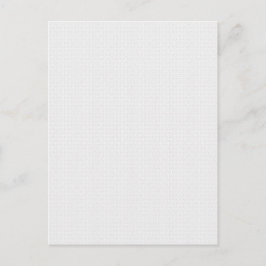 Tarjeta postal de lujo geométrica blanca elegante