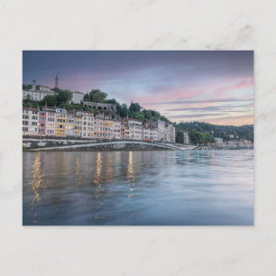 Tarjeta postal de Lyon, Francia