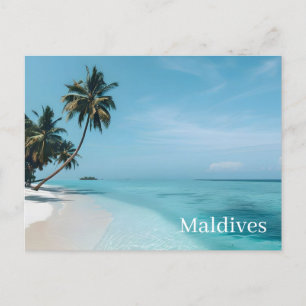 Tarjeta postal de Maldivas