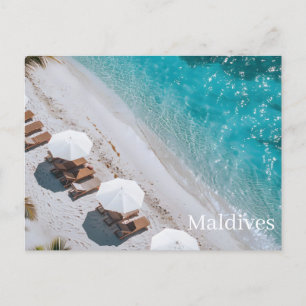 Tarjeta postal de Maldivas