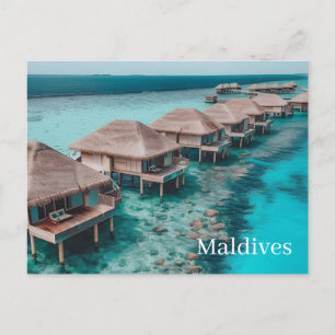 Tarjeta postal de Maldivas