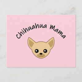Tarjeta postal de mamá Chihuahua