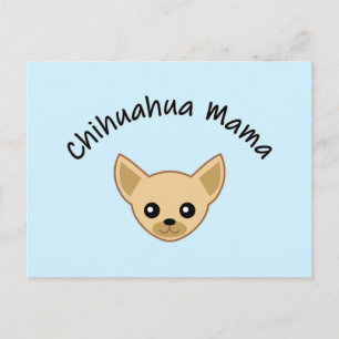 Tarjeta postal de mamá Chihuahua