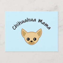 Tarjeta postal de mamá Chihuahua