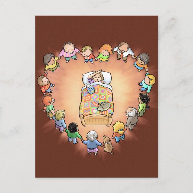 Tarjeta postal de mamá enferma (Anverso)