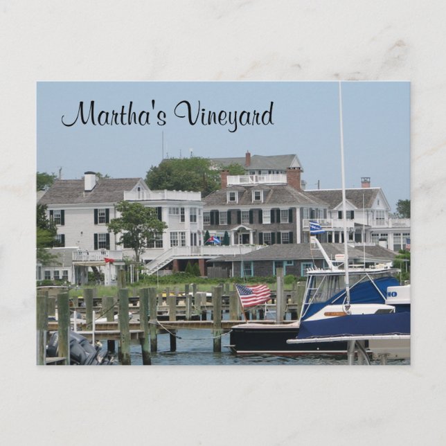 Tarjeta postal de MAMÁES de Edgartown en Cape Cod, (Anverso)