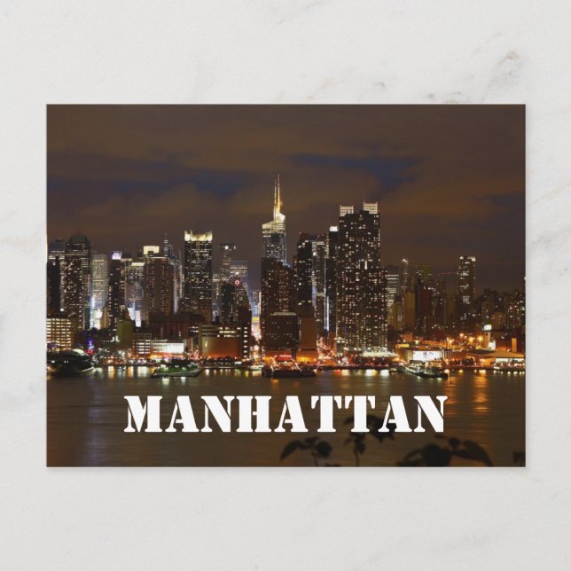 Tarjeta postal de Manhattan (Anverso)