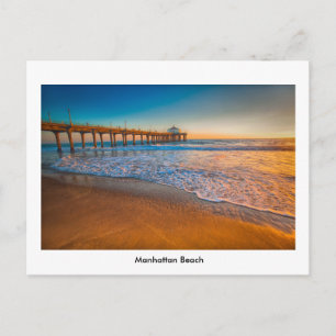Tarjeta postal de Manhattan Beach Pier
