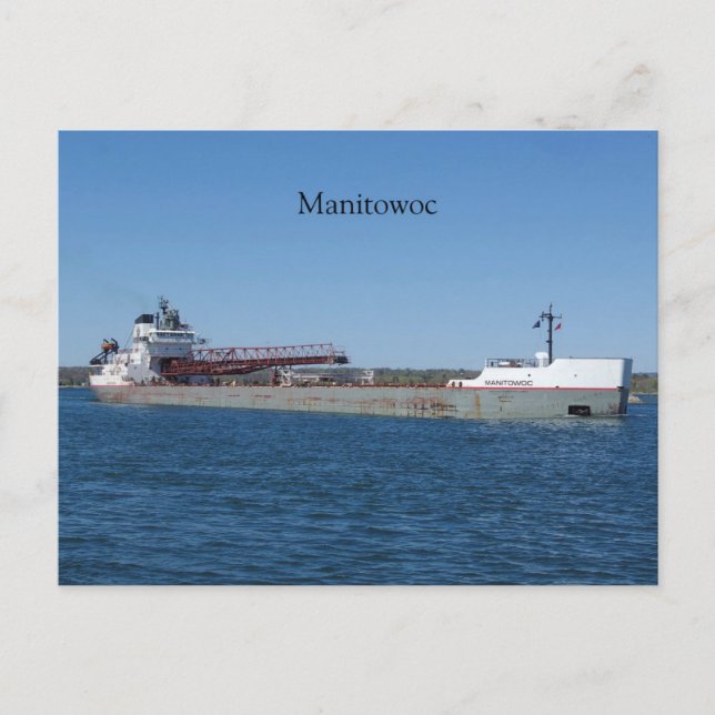 Tarjeta postal de Manitowoc (Anverso)