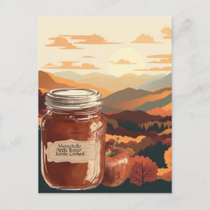 Tarjeta postal de mantequilla de manzana de Monteb