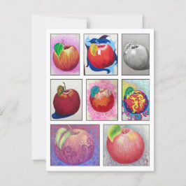 Tarjeta postal de manzanas