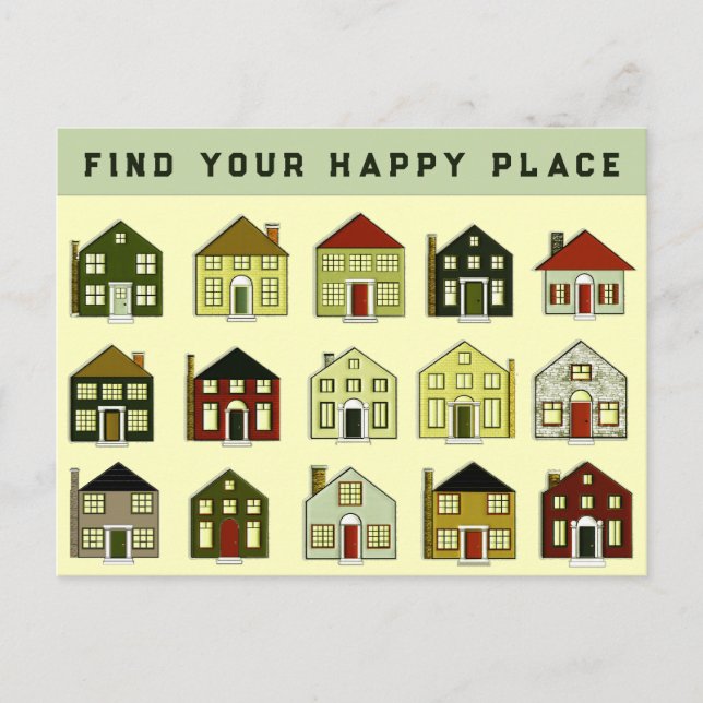 Tarjeta postal de marketing inmobiliario (Anverso)