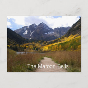 Tarjeta postal de Maroon Bells