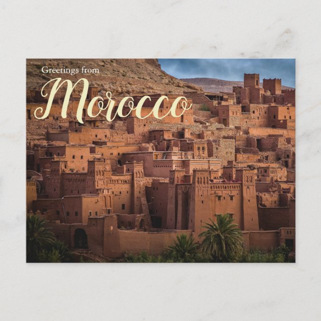 Tarjeta postal de Marruecos  (Anverso)
