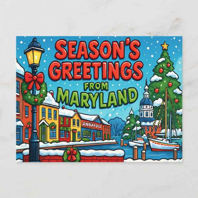 Tarjeta postal de MARYLAND (Anverso)