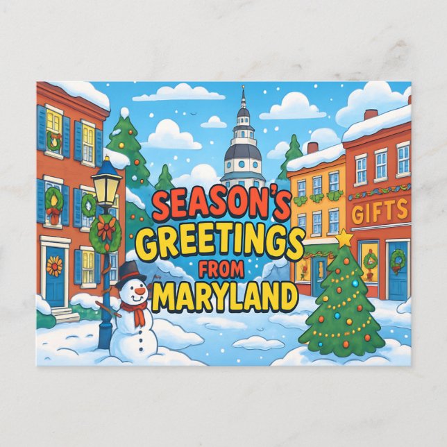 Tarjeta postal de MARYLAND (Anverso)