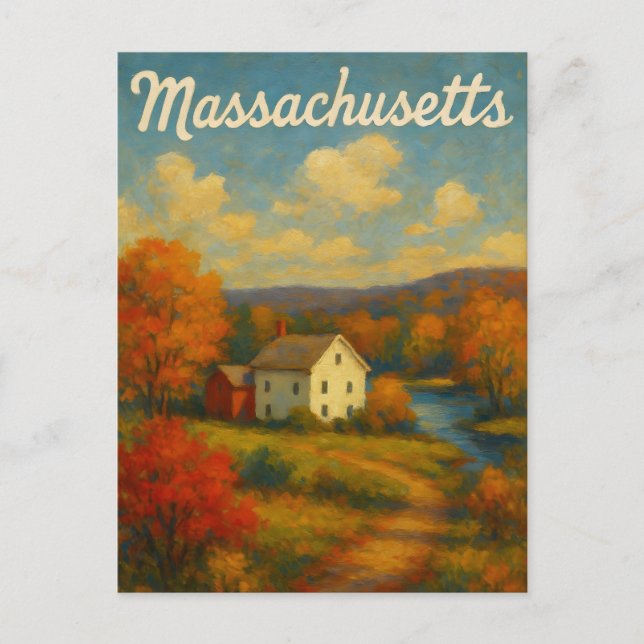 Tarjeta postal de Massachussetts (Anverso)