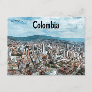 Tarjeta postal de Medellín Colombia