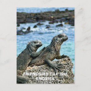 Tarjeta postal de mejores amigos