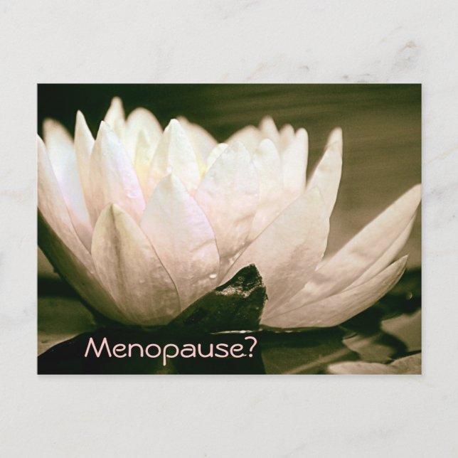 Tarjeta postal de Menopausia (Anverso)