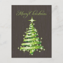 Tarjeta postal de Merry Green Navidades