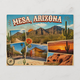 Tarjeta Postal de Mesa Arizona