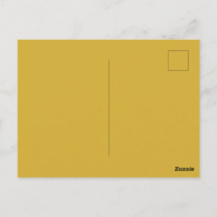 Tarjeta postal de metal dorado elegante para ocasi