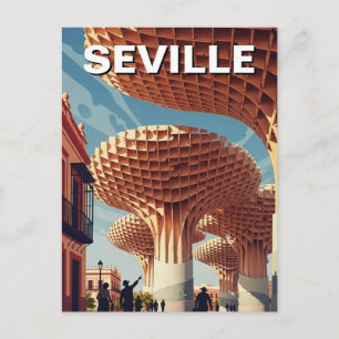 Tarjeta Postal de Metropol Parasol de Sevilla