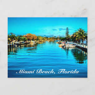 Tarjeta postal de Miami Beach Florida