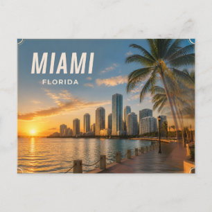 Tarjeta Postal de Miami Florida