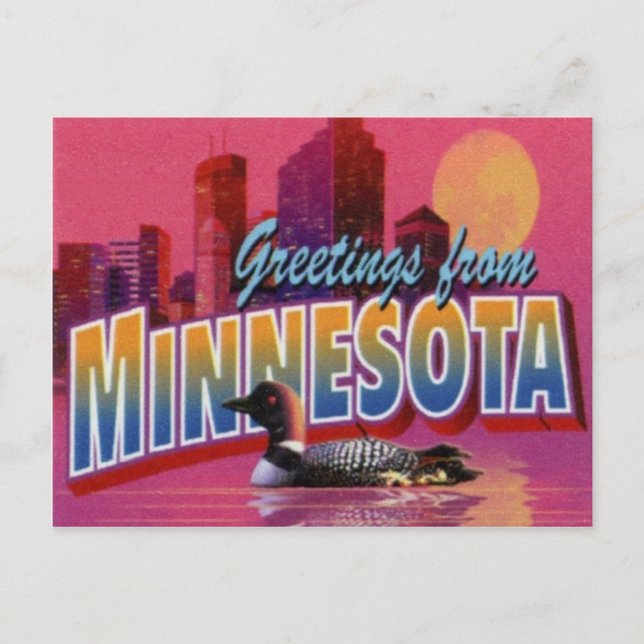Tarjeta Postal de Minnesota (Anverso)