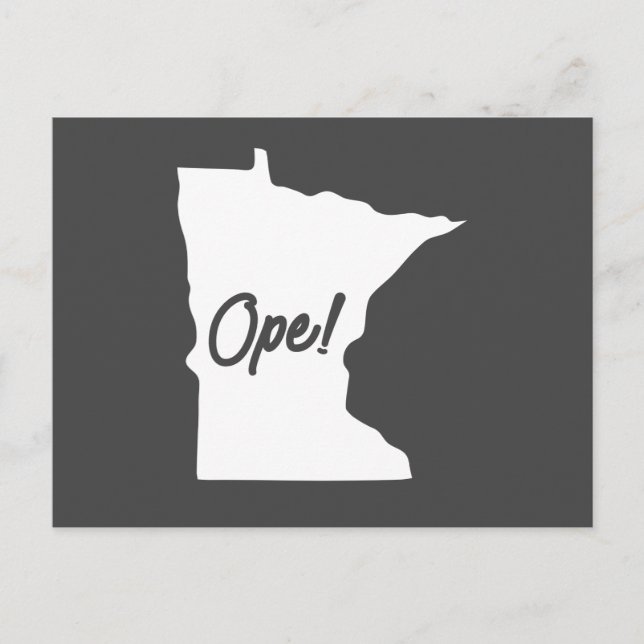 Tarjeta postal de Minnesota Ope (Anverso)