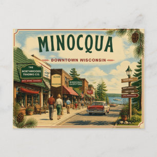Tarjeta postal de Minocqua Wisconsin