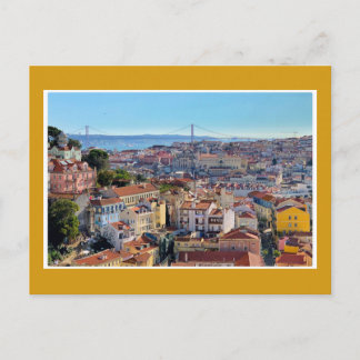 Tarjeta Postal de Miradouro de Lisboa