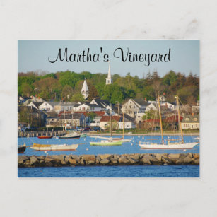 Tarjeta postal de misa de Cape Cod de viña de Mart