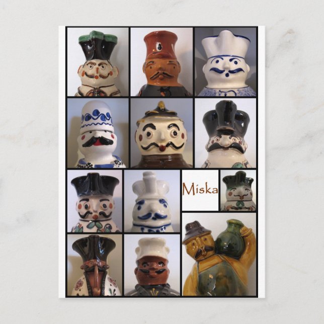 Tarjeta postal de Miska Pitcher (Anverso)