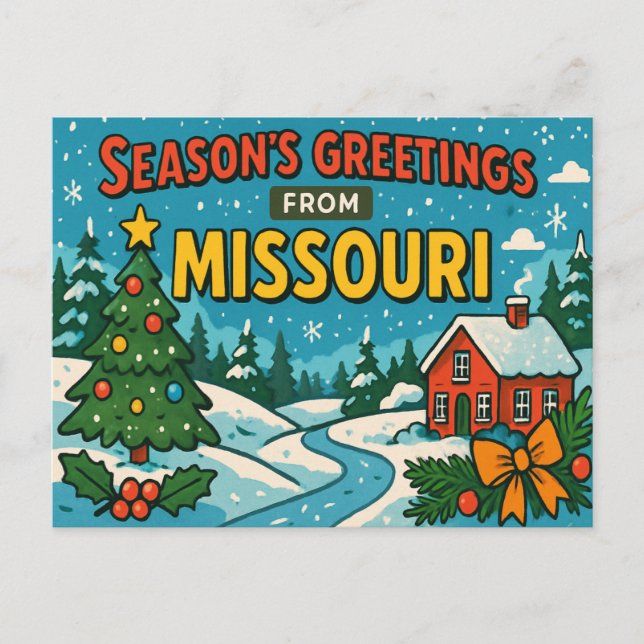 Tarjeta postal de MISSOURI (Anverso)