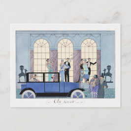 Tarjeta postal de moda Barbier