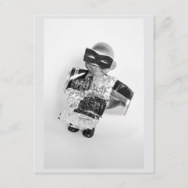 Tarjeta postal de moda para reciclaje de muñecas d