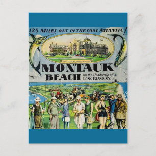Tarjeta postal de Montauk Beach Long Island