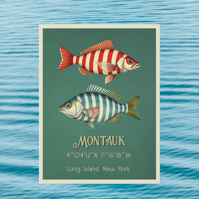 Tarjeta postal de Montauk Long Island Nueva York d (Subido por el creador)