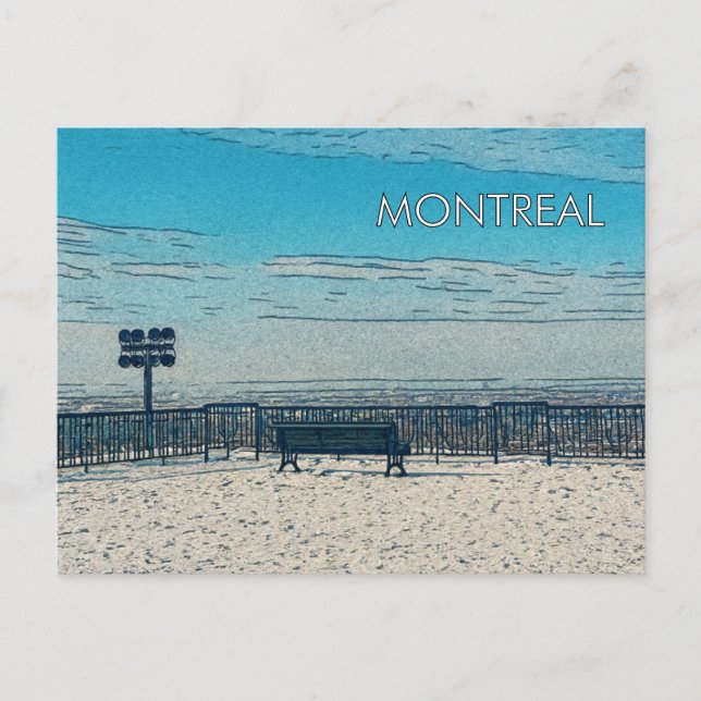Tarjeta postal de Montreal (Anverso)
