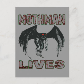 TARJETA POSTAL DE MOTHMAN LIVES