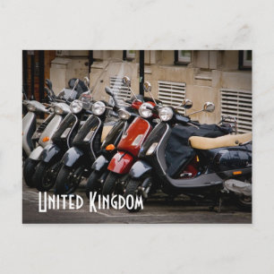 Tarjeta postal de motocicleta del Reino Unido