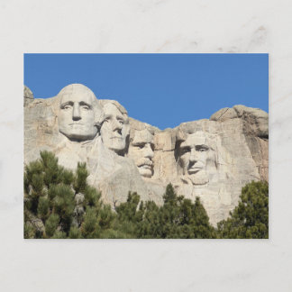 Tarjeta postal de Mount Rushmore
