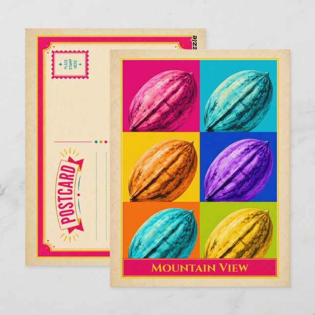 Tarjeta postal de Mountain View Arkansas Pecan Vin (Anverso / Reverso)