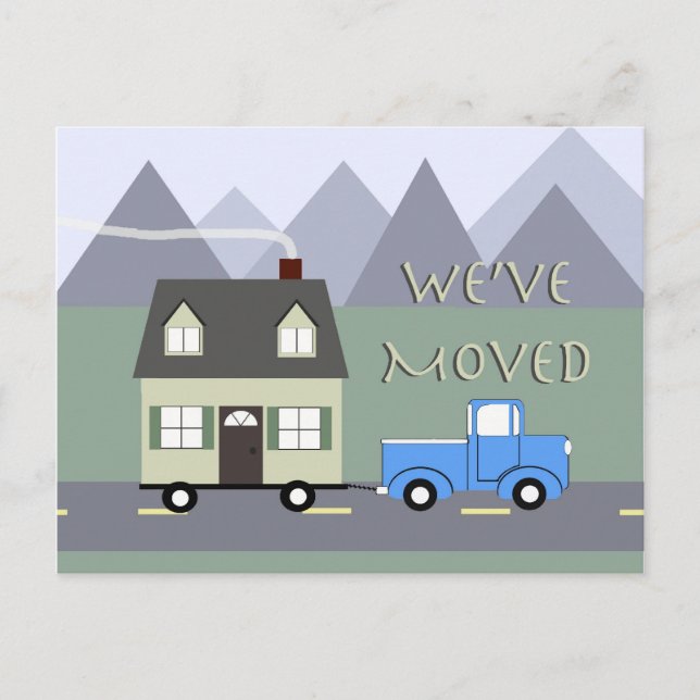 Tarjeta Postal de Mudanza (Anverso)